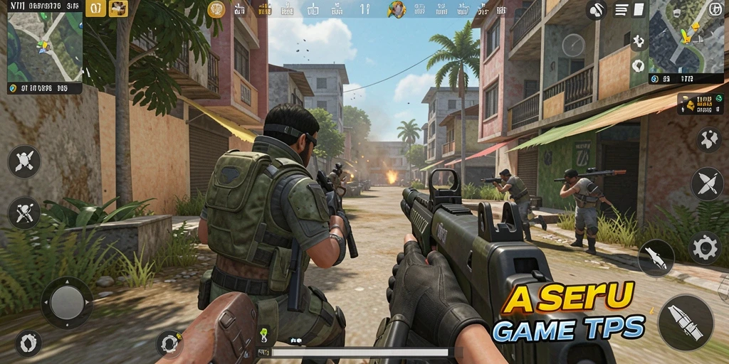 Screenshot utama 3178 menampilkan aksi seru dalam gameplay TPS.