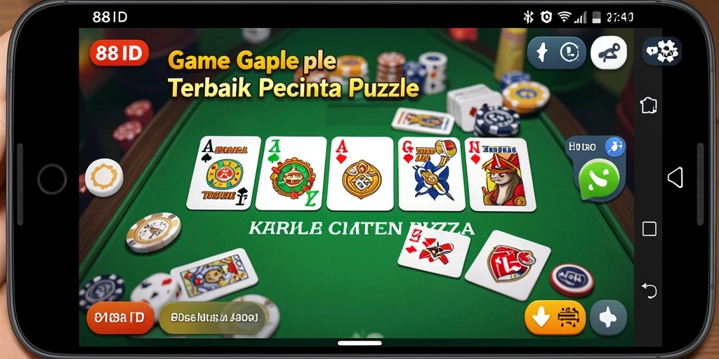 Tampilan gameplay seru di aplikasi 88ID Gaple.