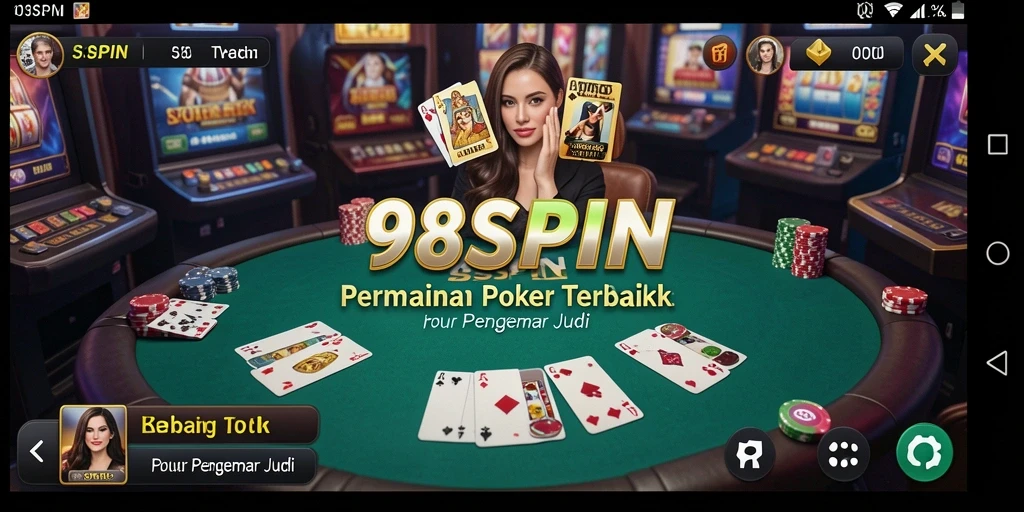 Tampilan gameplay menarik dari 98SPIN poker.