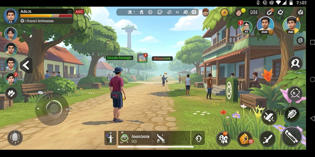 Tampilan gameplay AA62 yang menarik dan mendetail.