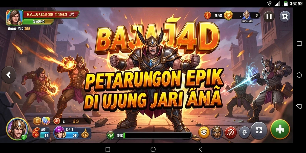 Tangkapan layar pertarungan mendebarkan dalam BAJAJ4D.