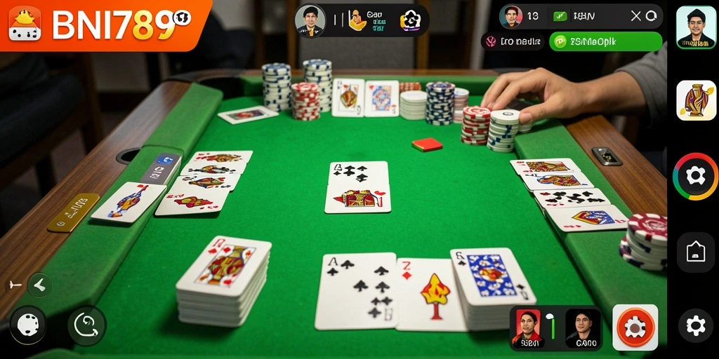 Tampilan gameplay seru BNI789 dengan pengalaman Gaple yang mendalam.