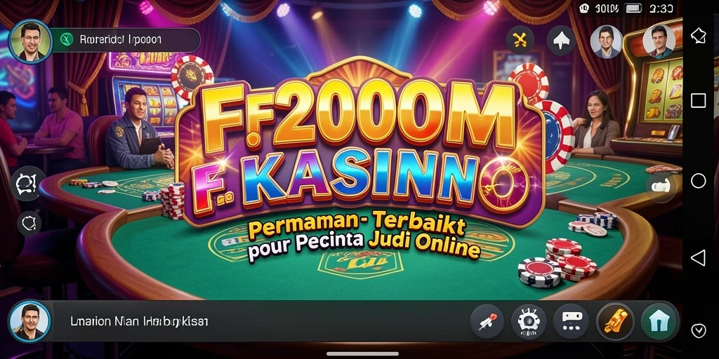 Screenshot F200M menunjukkan gameplay Kasino yang menarik dan seru.