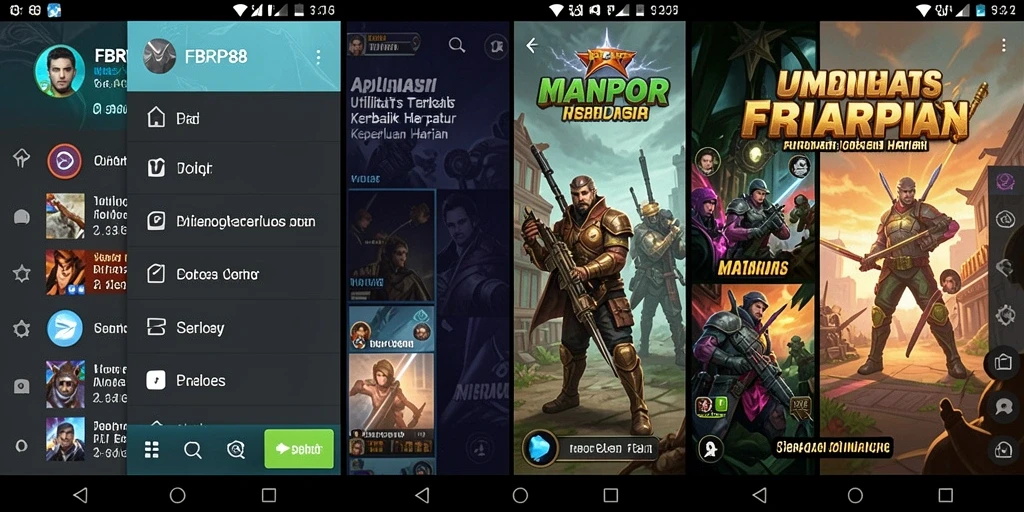 Screenshot utama FBRP88 menampilkan fitur optimasi utility yang menarik.