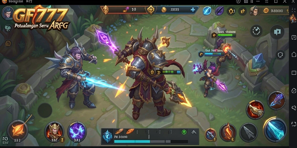 Gameplay seru dengan pertarungan dinamis di GF777.