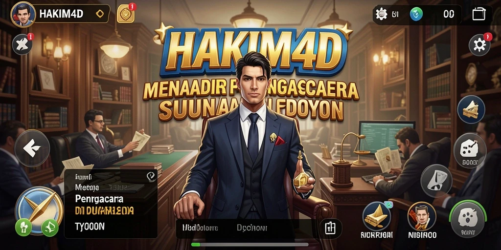 Screenshot HAKIM4D menampilkan aksi seru dalam gameplay Tycoon.