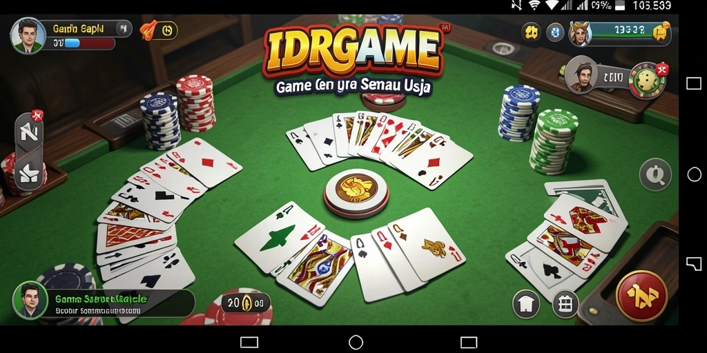 Screenshot gameplay Gaple yang menarik dan interaktif.