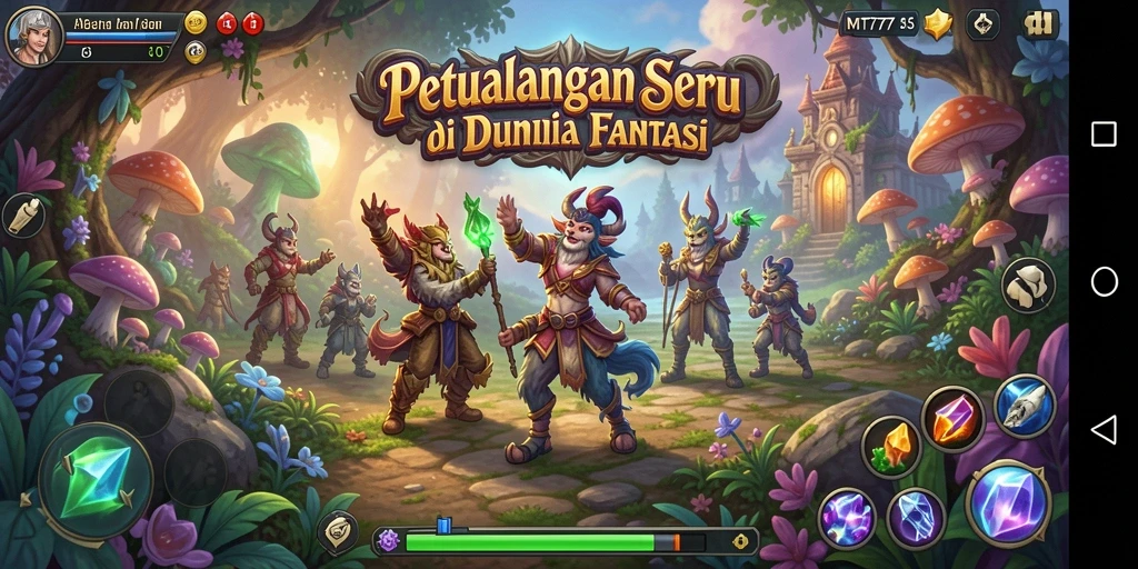 Tampilan gameplay MT777 yang memukau saat berpetualang.