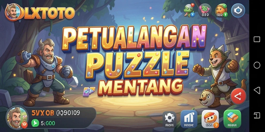Tampilan gameplay puzzle OLXTOTO yang menantang dan interaktif.