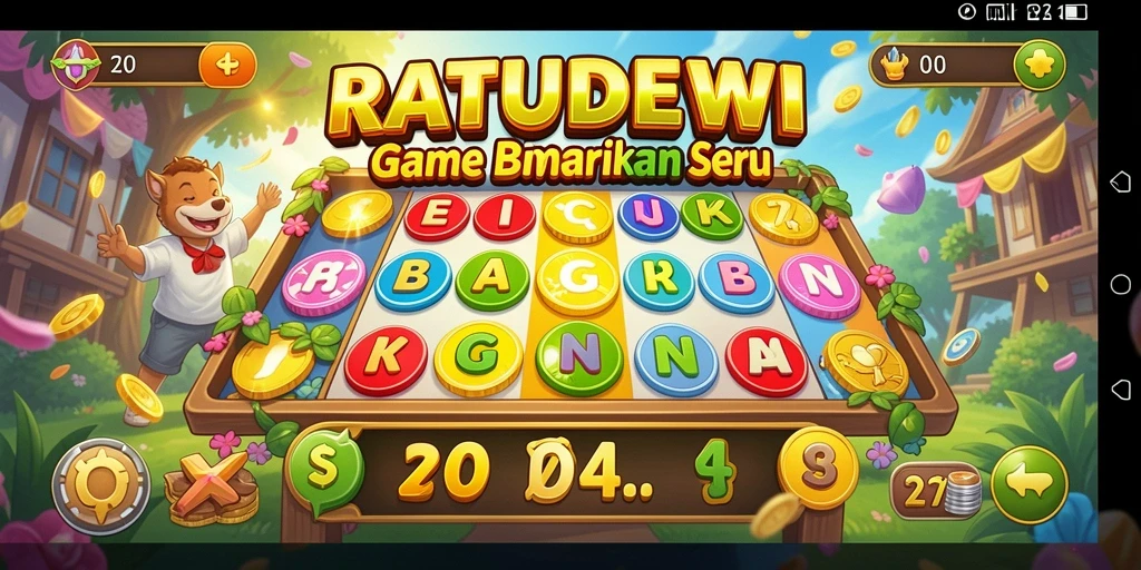Screenshot utama RATUDEWI menampilkan suasana permainan Bingo yang seru.