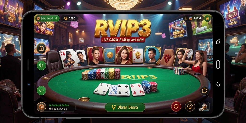 Tampilan gameplay Live Casino yang menarik dan interaktif.