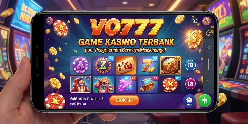Tampilan layar permainan Kasino yang menarik dan interaktif.