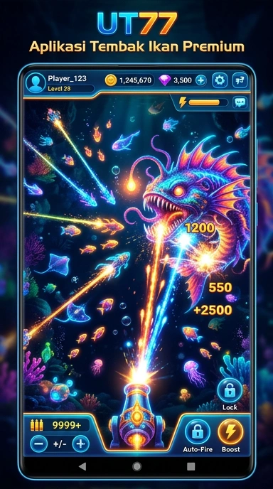 Salah satu screenshot menunjukkan proses pengunduhan aplikasi di ut77.